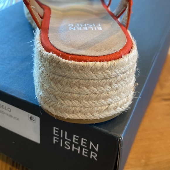NEW Eileen Fisher Devi-Tan Nubuck Sandal - Picture 7 of 9